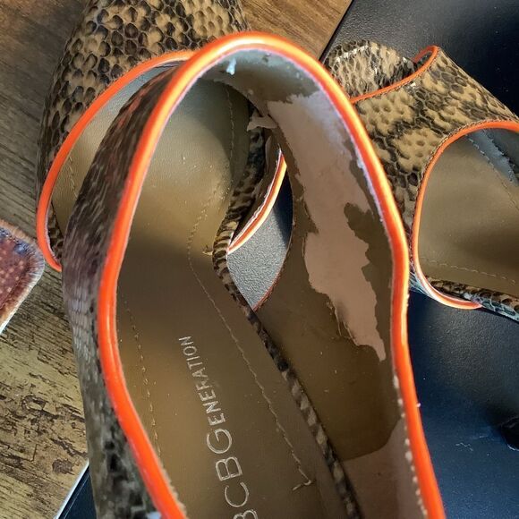 BCBGeneration Faux Snakeskin Heels 👠 - Picture 8 of 8